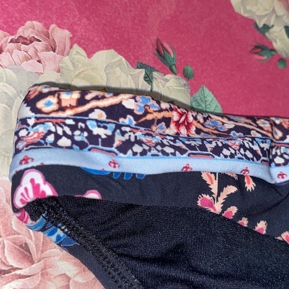 Seafolly hipster bikini bottoms only water‎ garden US size 6 NEW - Picture 8 of 9